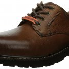 Dockers Men's Shelter Plain-Toe Oxford 11 Wide Dark Tan