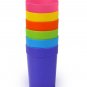 18pc Bekith Reusable Break-resistant BPA-Free Plastic Cup Tumblers in 6 Assor...