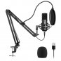 USB Microphone Kit 192KHZ/24BIT Plug & Play MAONO AU-A04 USB Computer Cardioi...