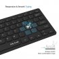 Wireless Keyboard Mouse, Jelly Comb 2.4GHz Ultra Thin Compact Portable Small ...