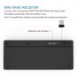 Wireless Keyboard Mouse, Jelly Comb 2.4GHz Ultra Thin Compact Portable Small ...