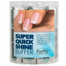 ForPro Super Quick Shine 2-Way Buffer, Green 400/White 4000 Grit, Double-Side...