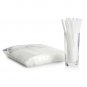 Compostable Plant-Based Drinking Straws - Unwrapped Bulk Pack of 300 - Plasti...