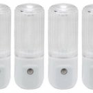 Stanley 32304 Auto LED Night Light, White, 4-Pack