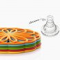 ME.FAN 3 Set Silicone Multi-Use Flower Trivet Mat - Premium Quality Insulated...