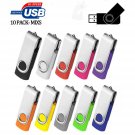 AreTop 2GB USB Flash Drive 10 Pack 2GB Stick Pen Drive Memory Stick USB2.0 Pe...