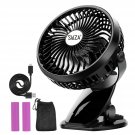 SWZA Stroller Fan Clip on Fan Rechargeable Battery Operated Fan - Powerful Ai...