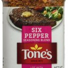Tones Six Pepper Blend 7.25 oz. Shaker