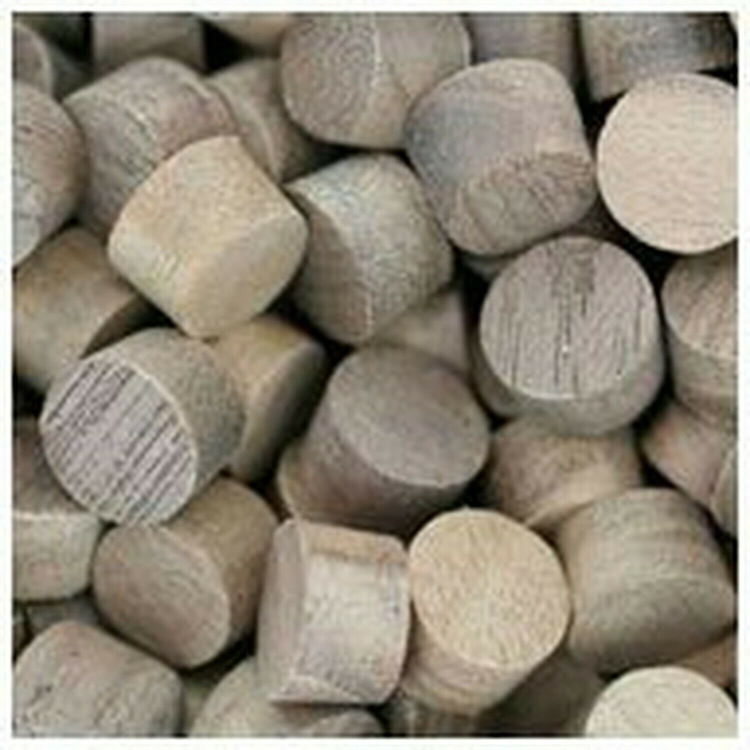 WIDGETCO 3/8" Walnut Wood Plugs, Face Grain Quantity 25