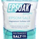 Epsoak Epsom Salt 19lbs Magnesium Sulfate USP Resealable Bulk Bag