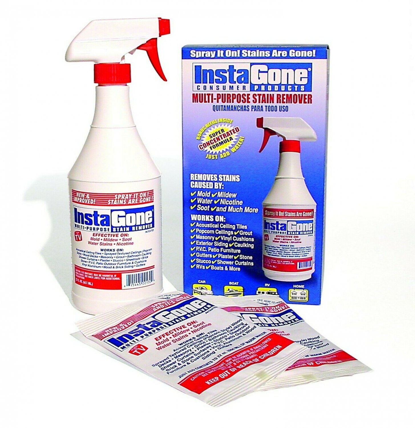 Instagone Stain Remover Multi-purpose Stain Remover, 0.8 OZ (23 grams)