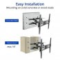 FLEXIMOUNTS A22 Full Motion Articulating TV Wall Mount Tilt Swivel Bracket Fi...
