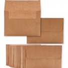 Best Paper Greeting A4 Invitation Envelopes - 50 Pack - Square Flap Kraft 4 1...
