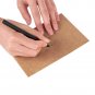 Best Paper Greeting A4 Invitation Envelopes - 50 Pack - Square Flap Kraft 4 1...