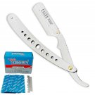 100 BLADES + Facón Classic Professional Straight Edge Barber Razor - Salon Qu...