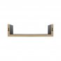 Danya B. XF11039 Rustic Laminated MDF Floating "U" Wall Decor Shelves (Set of...
