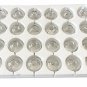 Glass Fire Cupping Jars with FINGER GRIPS - #3 (Outer Dia. 2.2"), Set of 24 C...