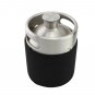 The Weekend Brewer 64 Ounce Mini Keg Insulator Sleeve, Neoprene, Black, 64oz