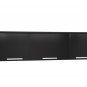 Black Coal Harbor Wall Mounted Hutch Black