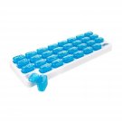 Easy Open 31 Day Pop-Out Compartment Pill Organizer, BLUE, One size