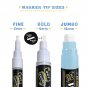 Neon Liquid Chalk Markers by VersaChalk - Wet Erase Chalk Ink Pens for Chalkb...