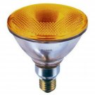 Bulbrite H90PAR38A 120V 90W PAR38 Halogen Light, Amber 1