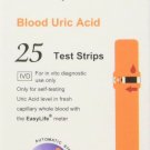 EasyLife Blood Uric Acid Test Strips (25 pcs./vial)