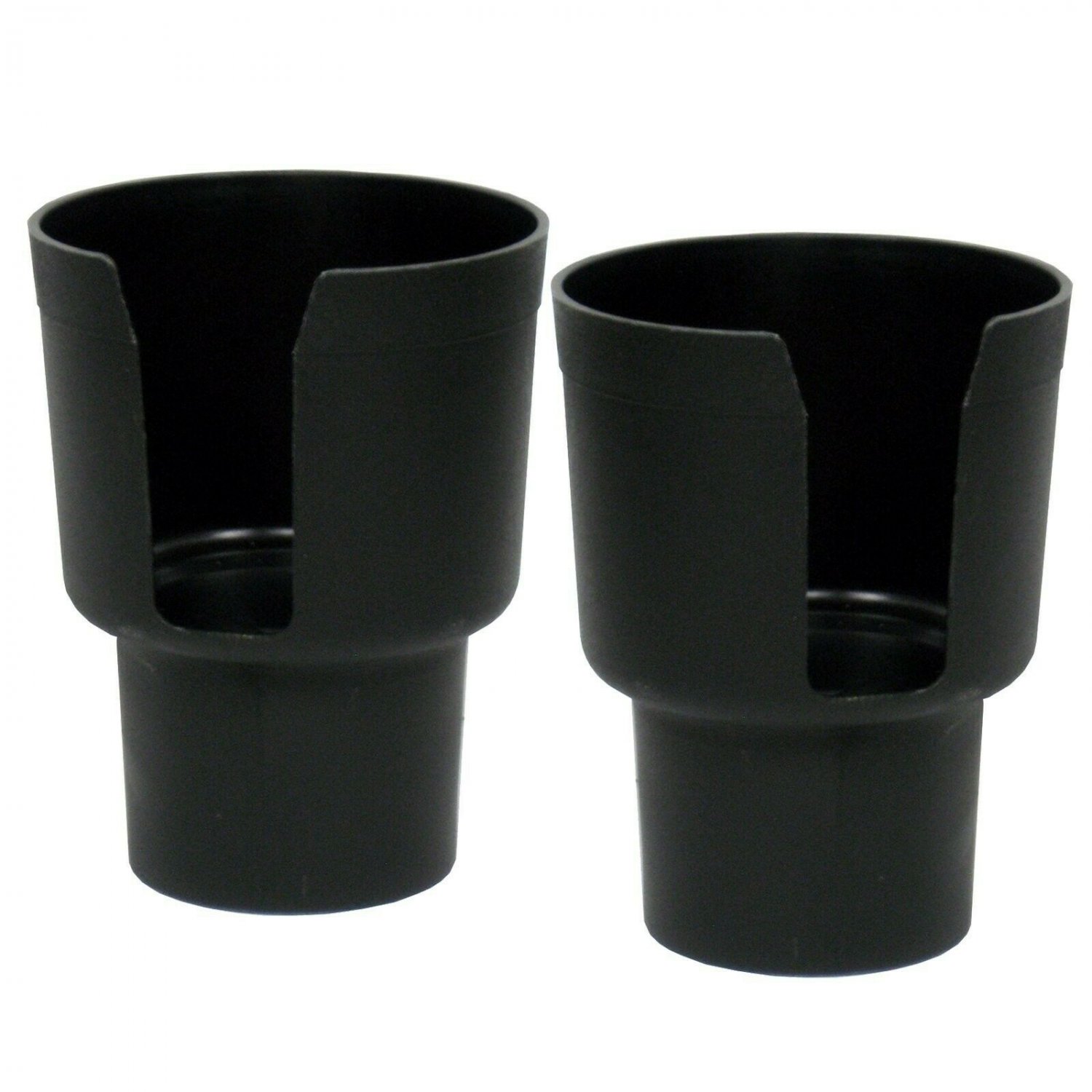 Gadjit Cup Keeper Black 2-Pack Car Cup Holder Adapter, Fits Most Vehicles, Ex...