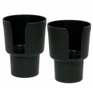 Gadjit Cup Keeper Black 2-Pack Car Cup Holder Adapter, Fits Most Vehicles, Ex...