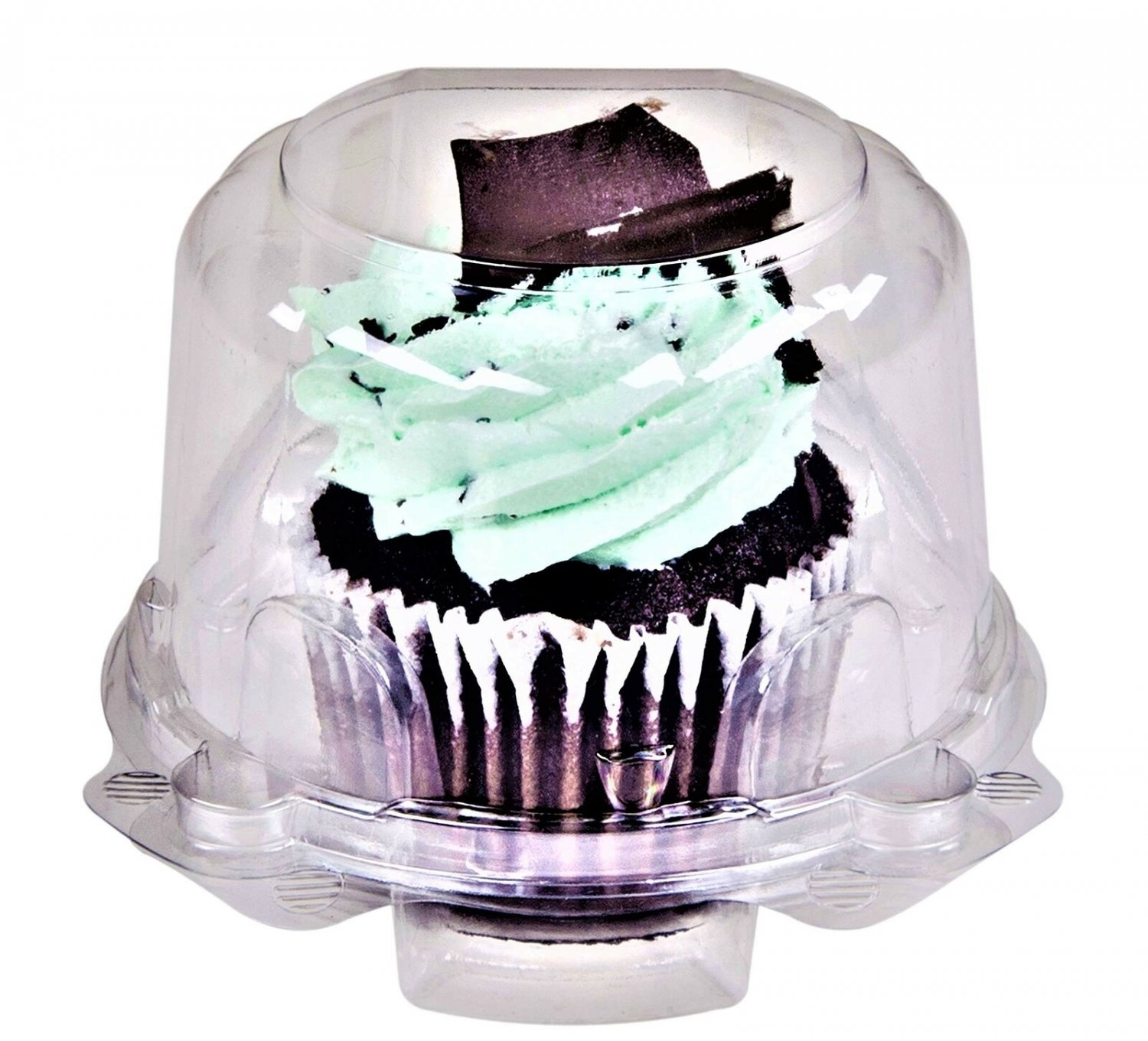 Cupcake Boxes Single Compartment By Green Direct - Stackable Cupcake Carrier ...