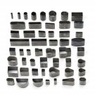 ATPWONZ 52 Shape Style One Hole Hollow Punch Cutter Set for Handmade DIY Leat...