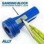 ALLY Tools 24 PC Neon Green Carpenter Pencil Kit with Printed Metric/Inch Rul...