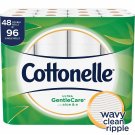 Cottonelle Ultra GentleCare Toilet Paper, Aloe & Vitamin E, 48 Double Rolls