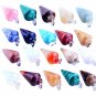 20pcs Mutilcolor Stone Healing Chakra Pendulum Line Cone Pendants Crystal Qua...