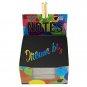 Scratch Off Mini Notes + 2 Stylus Pens Kit: 150 Sheets of Rainbow Holographic...