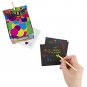 Scratch Off Mini Notes + 2 Stylus Pens Kit: 150 Sheets of Rainbow Holographic...