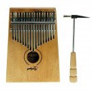 17 Key Mahogany Kalimba African Thumb Piano Finger Percussion Keyboard Portab...