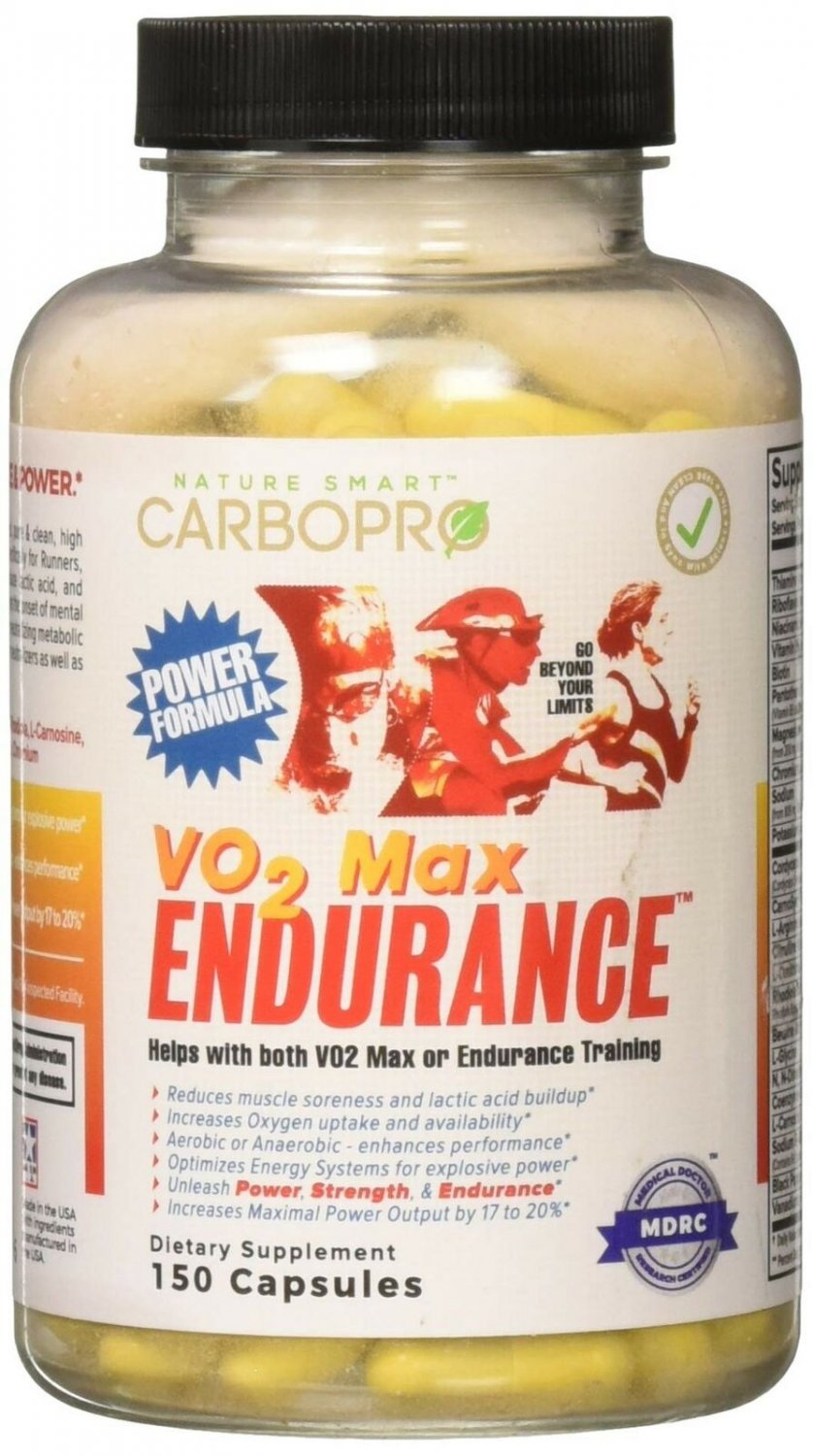 CarboPro Vo2 Max Endurance Capsules Standard Packaging