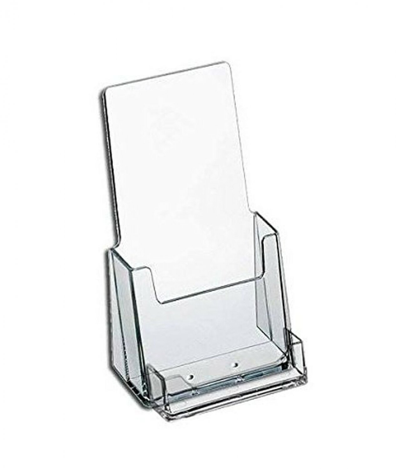 SourceOne 4" Wide Tri-Fold Brochure and Business Card Holder for 4" Wide Tri-...