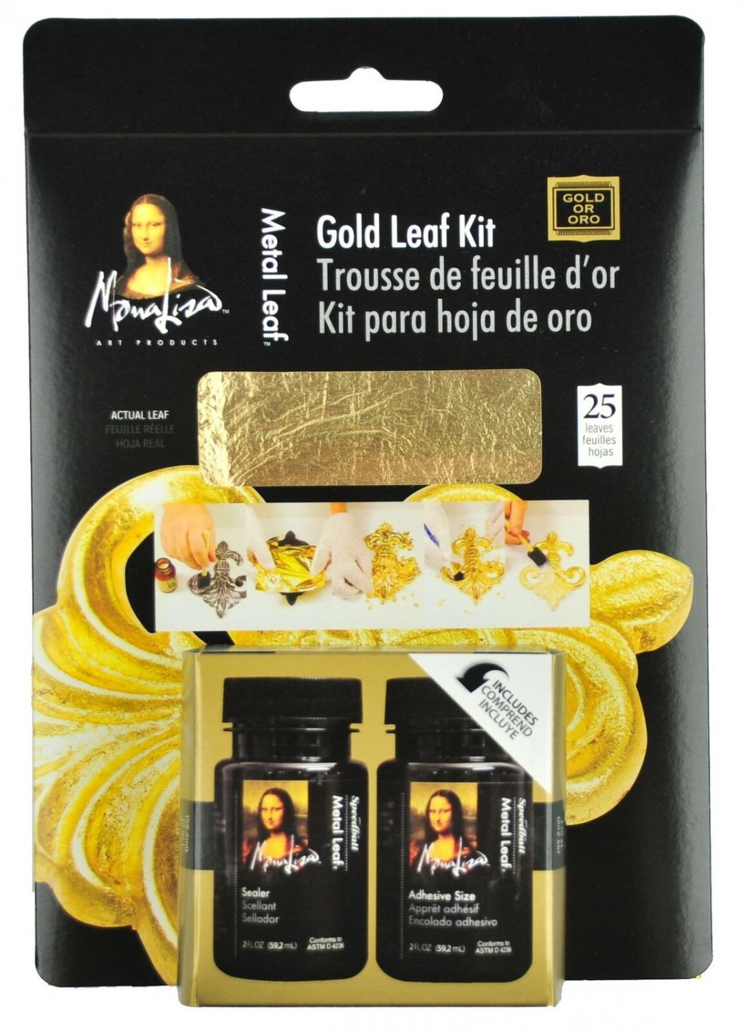 Speedball Mona Lisa Gold Leaf Kit 1