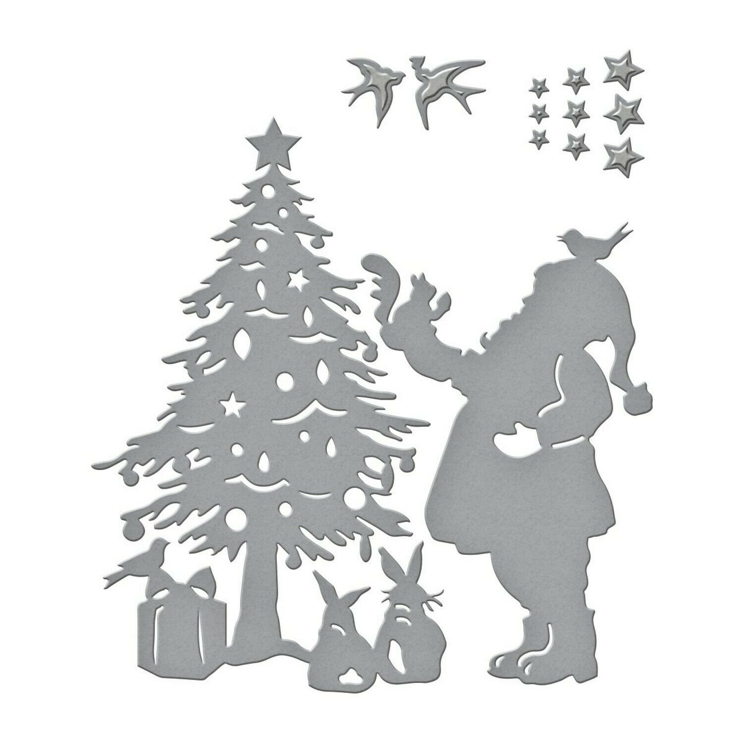 Spellbinders Shapeabilities Deck The Halls by Sharyn Sowell Etched/Wafer Thin...