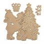 Spellbinders Shapeabilities Deck The Halls by Sharyn Sowell Etched/Wafer Thin...