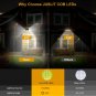 JUSLIT Solar Lights Outdoor, Super Bright with 74 COB Light Source LEDs, Moti...