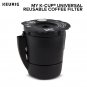 Keurig My K-Cup Universal Reusable Ground Coffee Filter, Pack of 2, Compatibl...