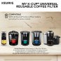 Keurig My K-Cup Universal Reusable Ground Coffee Filter, Pack of 2, Compatibl...