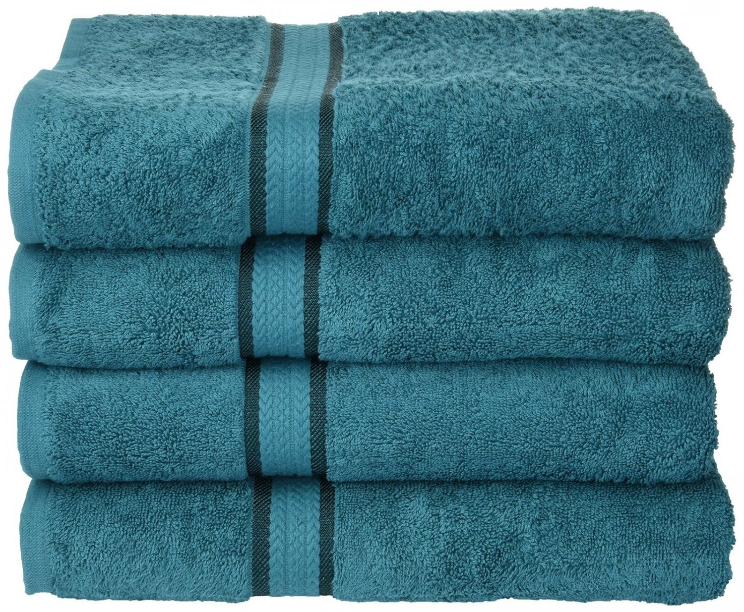 Cotton Craft Ultra Soft 4 Pack Oversized Extra Large Bath Towels 30x54 Teal W...