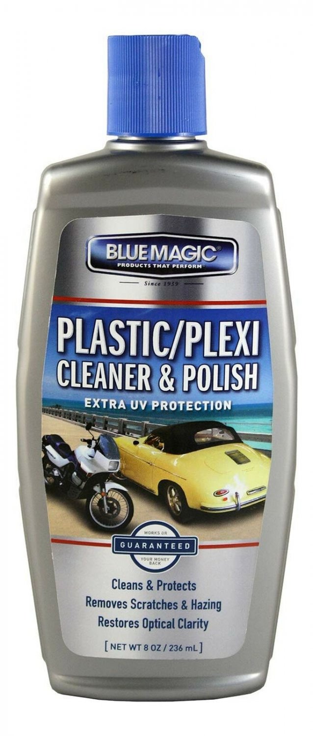 Blue Magic 750 Plastic & Plexiglass Cleaner - 8 fl. oz. 8 Fluid Ounce