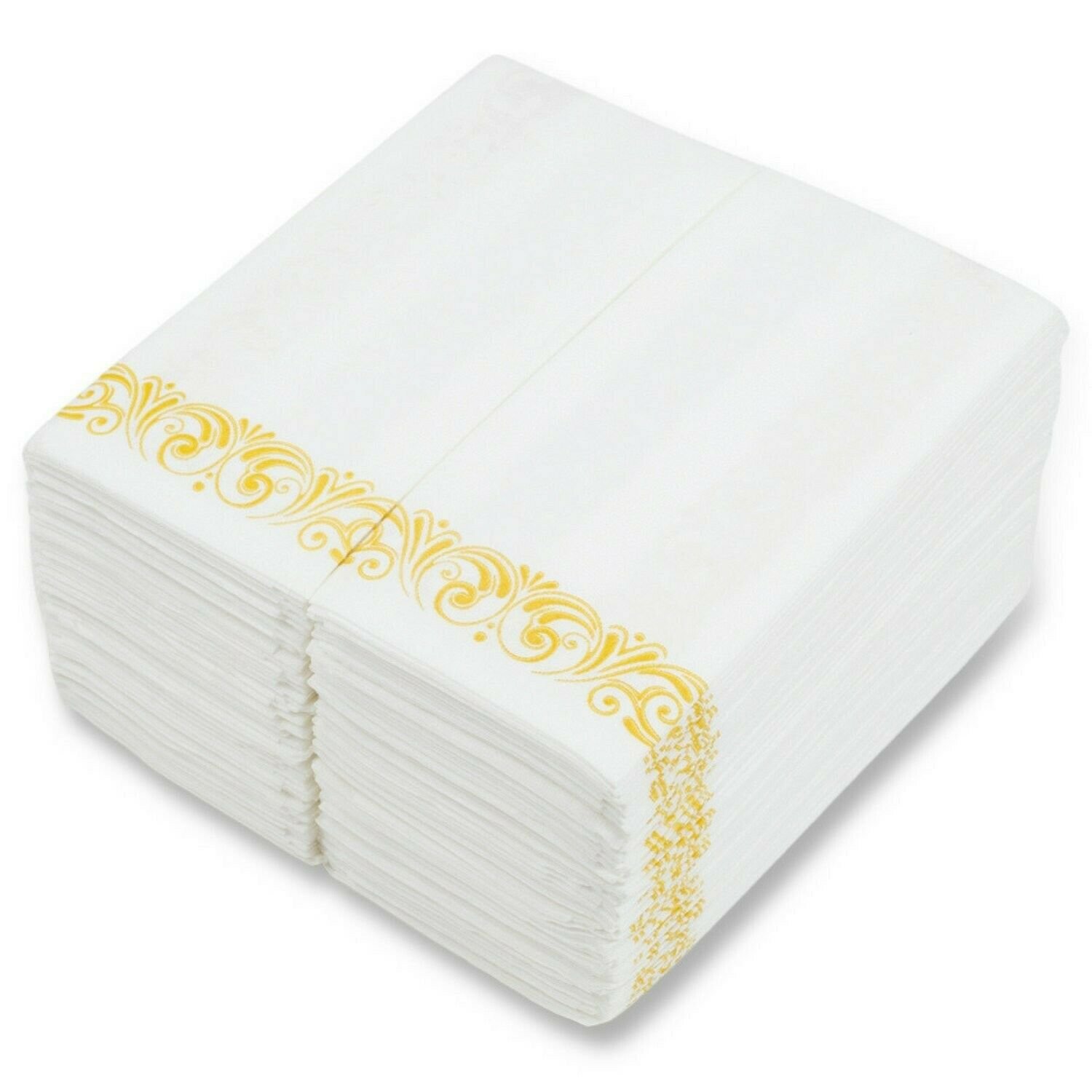 Disposable Hand Towels for Bathroom &acirc;�� Elegant Guest Towels and Dinner Napkins...