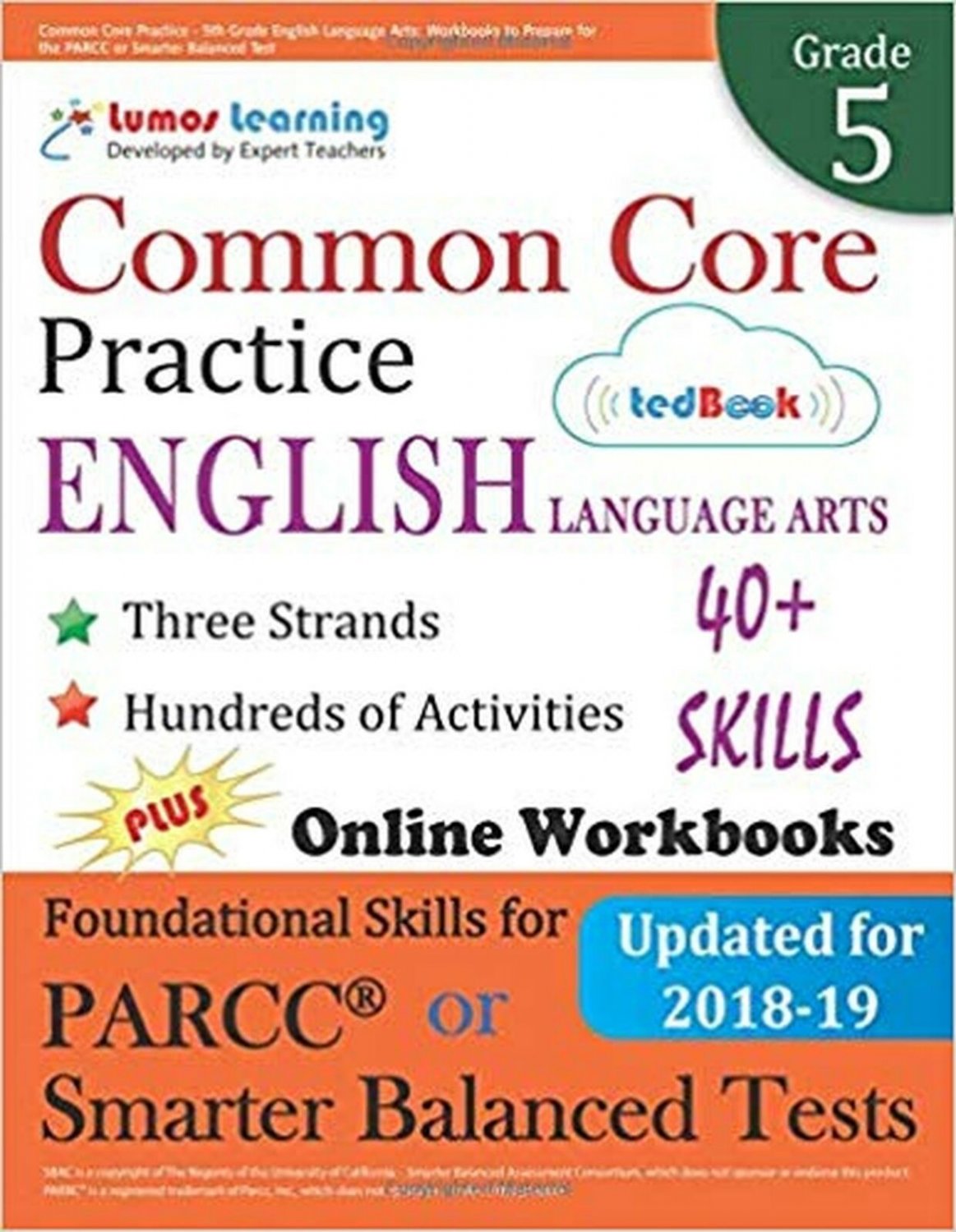 Common Core Practice - 5th Grade English Language Arts: Workbooks to Prepare ...