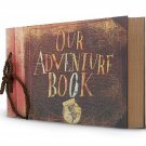 Photo Album Scrapbook, Our Adventure Book 12x9 Inches Handmade Photo Albums D...